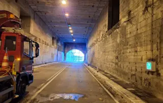 Bauwerksprüfung Olympia-Tunnel Eschenlohe