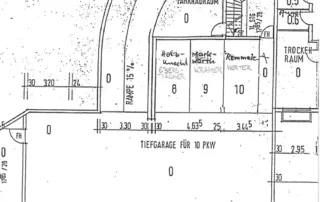 Tiefgaragensanierung Langenargen Grundriss