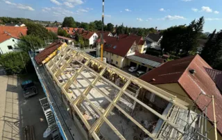 Hallenbau-Holzkonstruktion München/Aubing Hallenbau-Holzkonstruktion München/Aubing