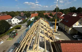 Hallenbau-Holzkonstruktion München/Aubing Hallenbau-Holzkonstruktion München/Aubing