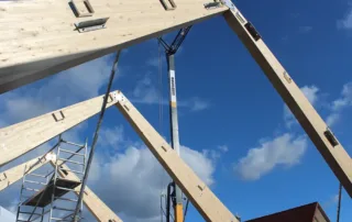 Hallenbau-Holzkonstruktion München/Aubing Hallenbau-Holzkonstruktion München/Aubing