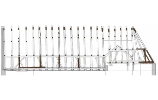 Sanierung Pfarrkirche Hagenheim, Dachaufbau